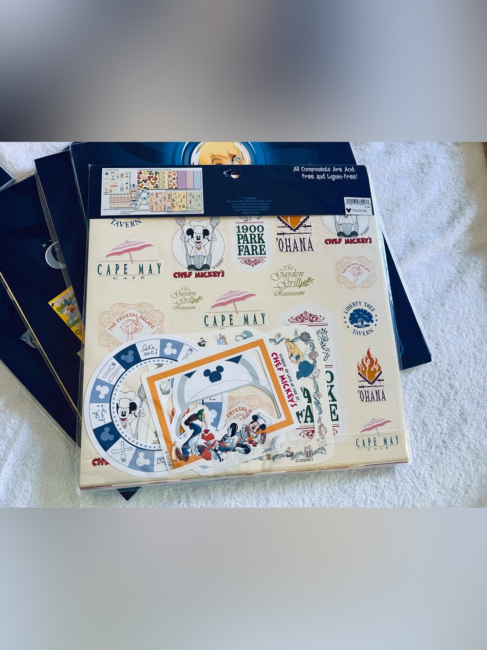 Capture the Magic Scrapbook Paper & Sticker Kit - Blue, Yellow, Red - Picture 11 of 14